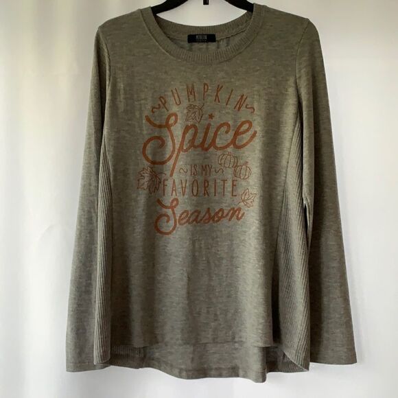 ModernT pumpkin long sleeve T-shirt. Size M/L - Picture 1 of 8